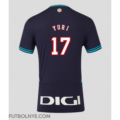 Camiseta Athletic Bilbao Yuri Berchiche #17 Visitante Equipación 2025-26 manga corta Camiseta Athletic Bilbao Yuri Berchiche #17 Visitante Equipación 2025-26 manga corta